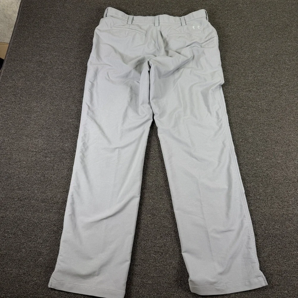 Under Armour Pants Mens 36/34 1236337 Gray Stretch Performance Side Vent EUC